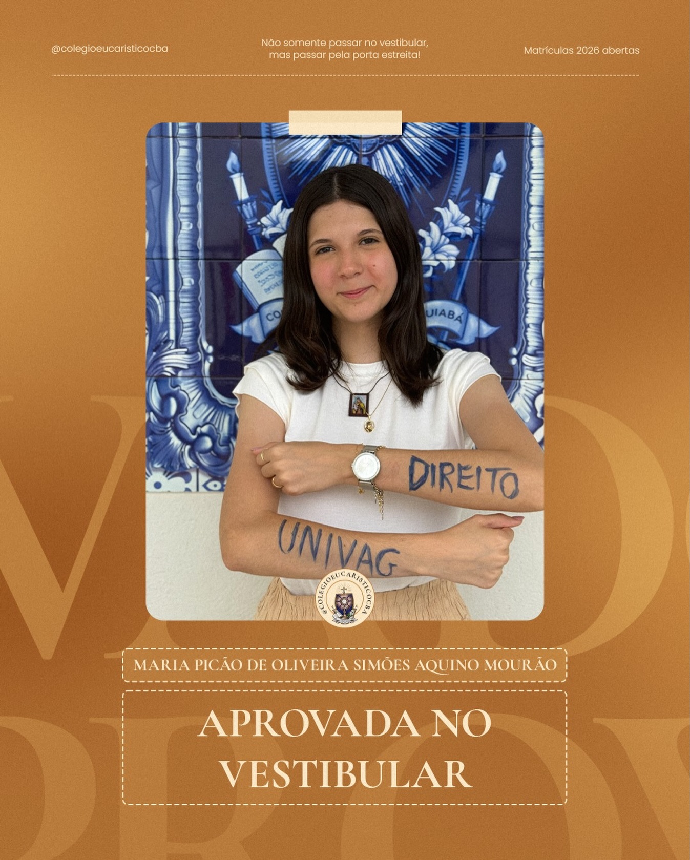 Aprovada no vestibular